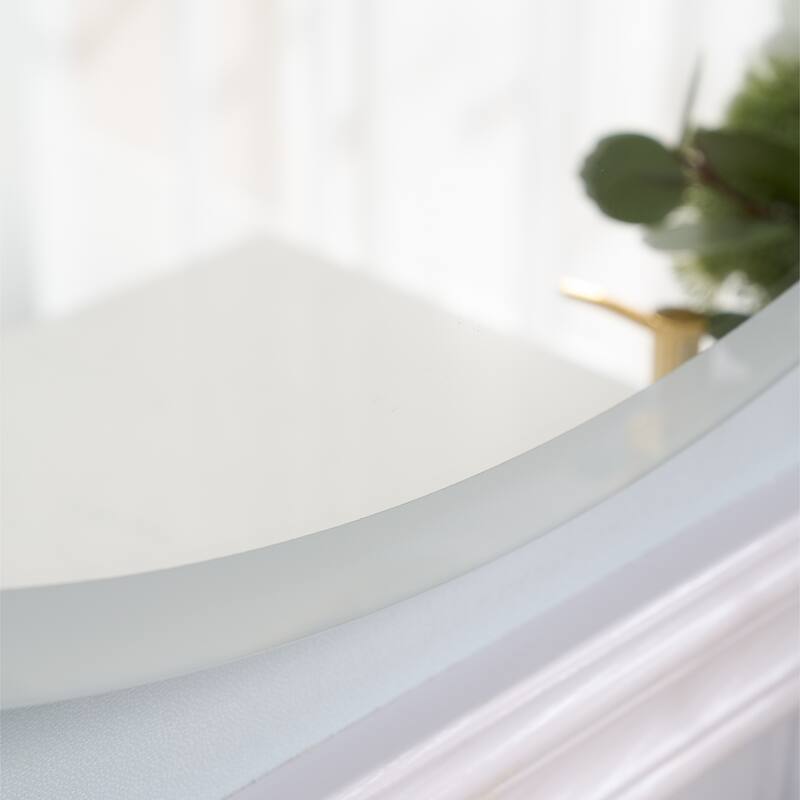 Modern Wall Mounted LED Bathroom Frontlit/Backlit Mirror With PMMA Diffuser