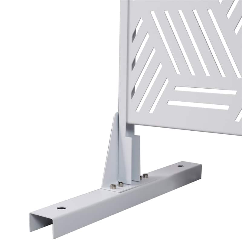 Outdoor & Indoor Freestanding Privacy Screen Privacy Screen 76"H×48"W