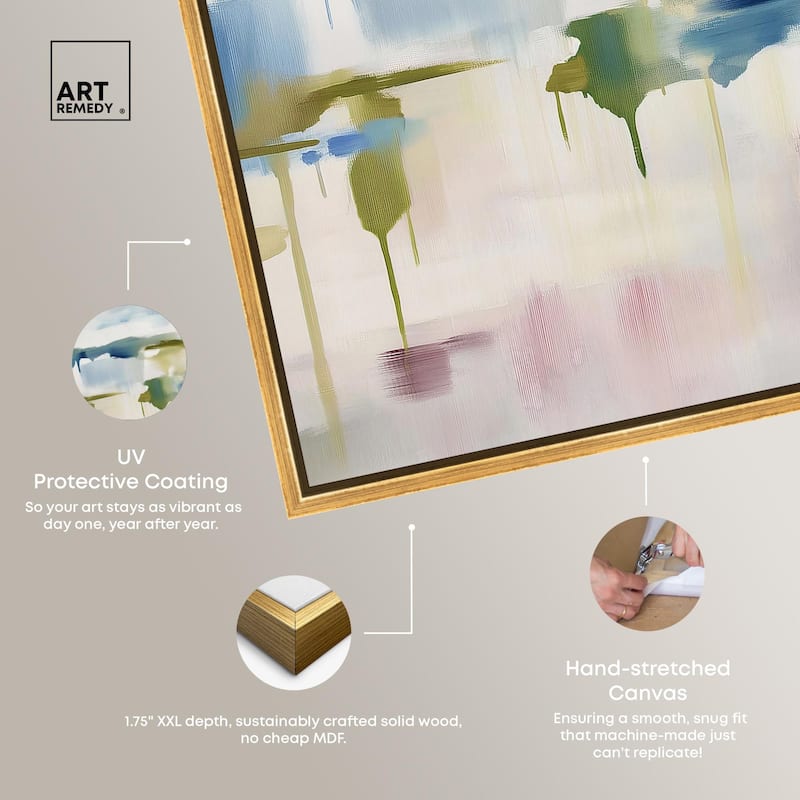 Veil of Azure I Canvas Set of 2 by Art Remedy