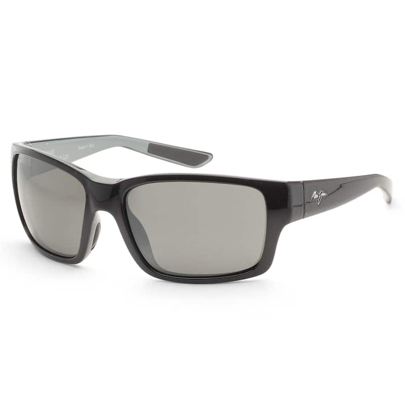 Maui Jim Men's Mangroves 61 mm Black Sunglasses MJ0604S-001