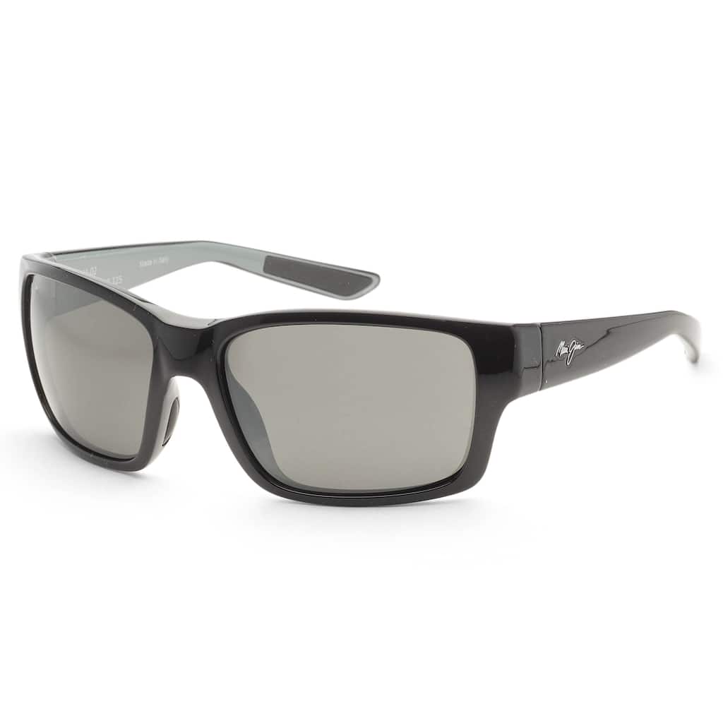 Maui Jim Men's Mangroves 61 mm Black Sunglasses MJ0604S-001