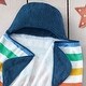 preview thumbnail 2 of 2, Style Quarters hooded towel-stripe