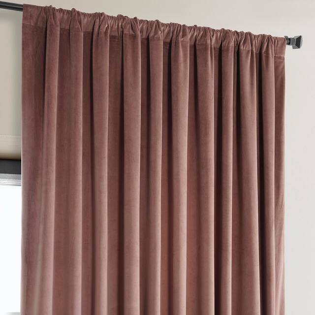 Exclusive Fabrics Heritage Plush Velvet Curtain (1 Panel)