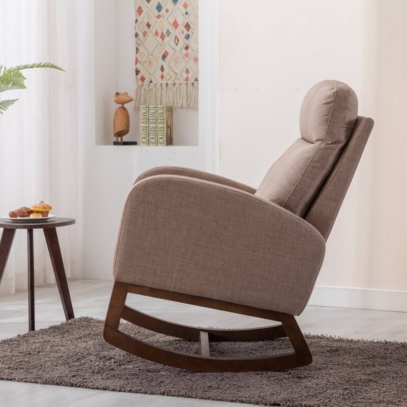 Living Room Comfortable Rocking Chair Living Room Chair - 39.70'' H x 27.16'' W x 37'' D