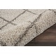 preview thumbnail 55 of 120, Nourison Brisbane Large Diamond Geometric Modern Shag Area Rug
