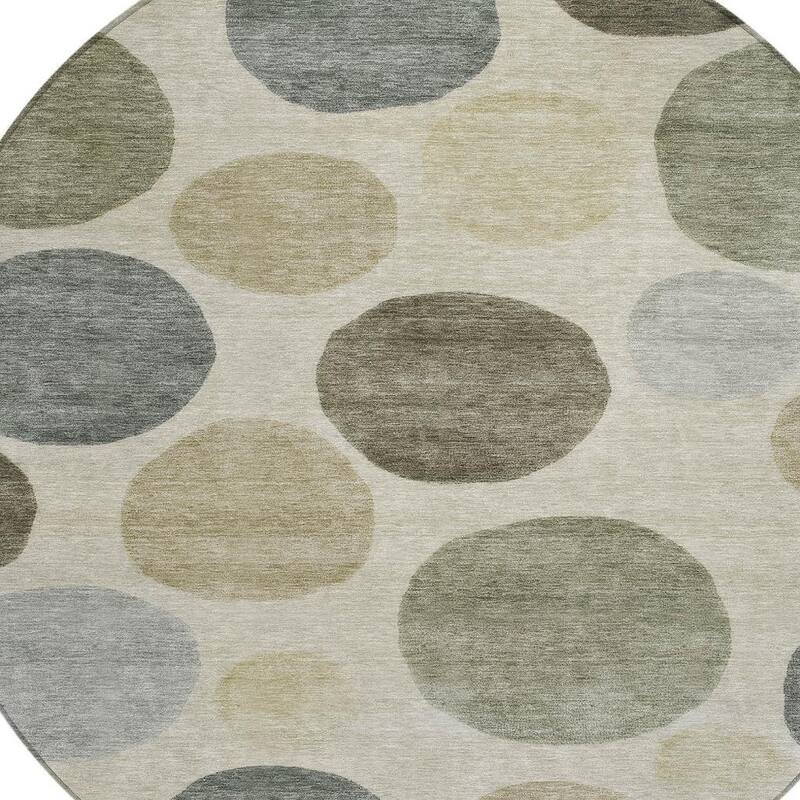 HomeRoots Geometric Transitional Rectangle Outdoor Rug