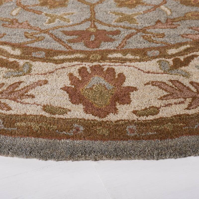 SAFAVIEH Handmade Heritage Mallorca Border Traditional Oriental Wool Rug