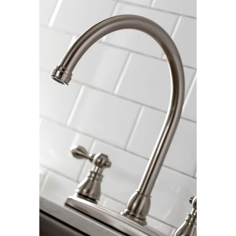 Kingston Brass American Classic 1.8 GPM Centerset Kitchen Faucet �