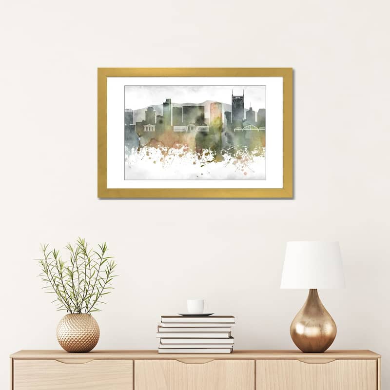 iCanvas "Nashville Skyline" by WallDecorAddict