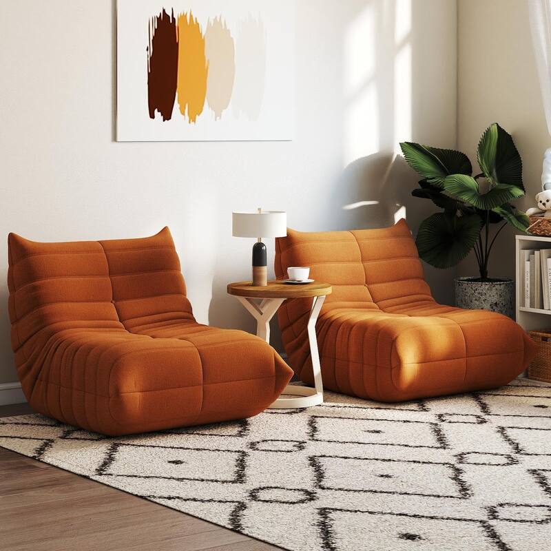Kinbor Bean Bag Chair - Adult Bean Bag Chair with Soft Memory Foam
