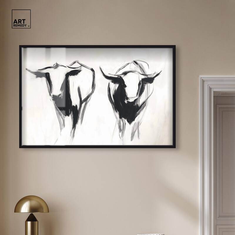 Bovine I Shadowbox by Art Remedy