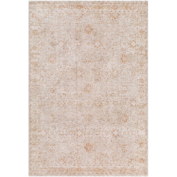 Livabliss Da Vinci Traditional Area Rug - 2'7" x 10' - Light Grey