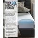 preview thumbnail 5 of 12, Slumber Solutions Essentials 12-inch Gel Memory Foam Mattress Set