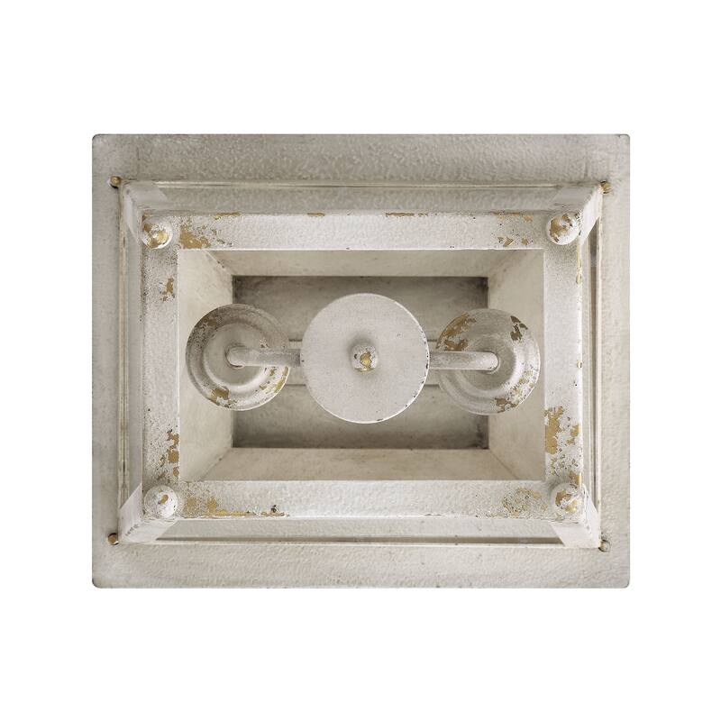 Golden Lighting Abingdon 2-light Pendant in Antique Ivory - Gold