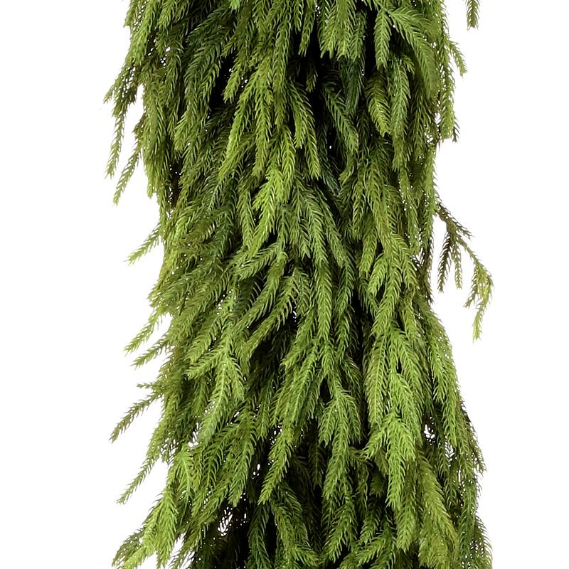 72x16" Natural Touch Norfolk Pine Garland - Green - 72