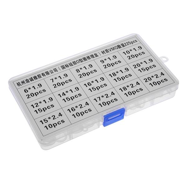 Silicone O Ring Kit 225pcs Metric Seal Rings Assortment Set White On Sale Overstock Silicone O Ring Kit 225pcs Metric Seal Rings Assortment Set White On Sale Overstock