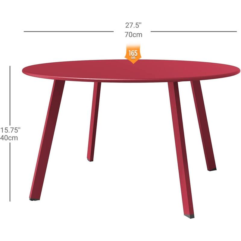 18" or 28" Round Outdoor Side Table End Table Coffee Table