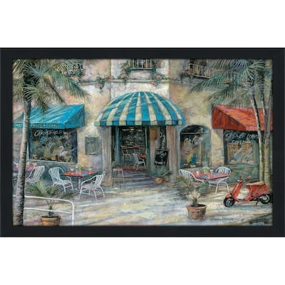 "Christines South Beach Cafe" by Ruane Manning Print on Acrylic.