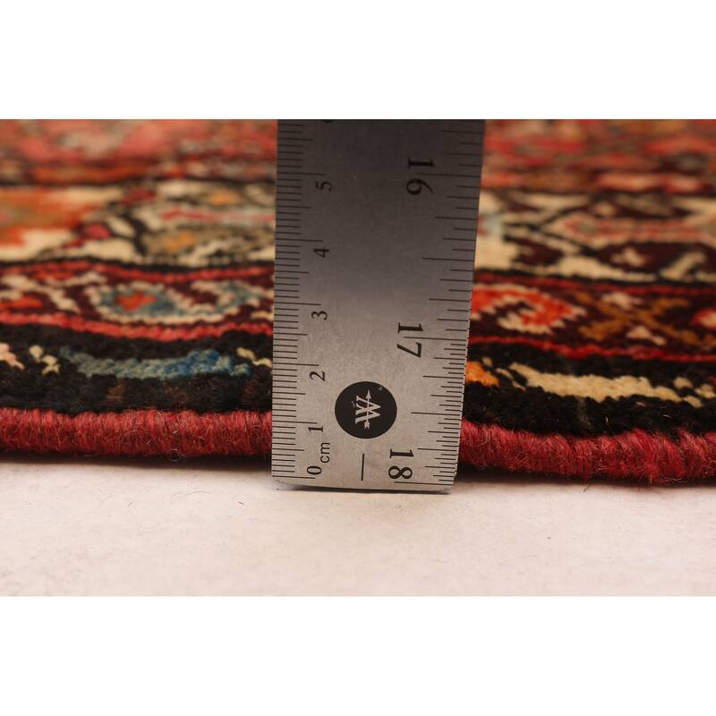 ECARPETGALLERY Hand-knotted Andelz Red Wool Rug - 4'7 x 8'2