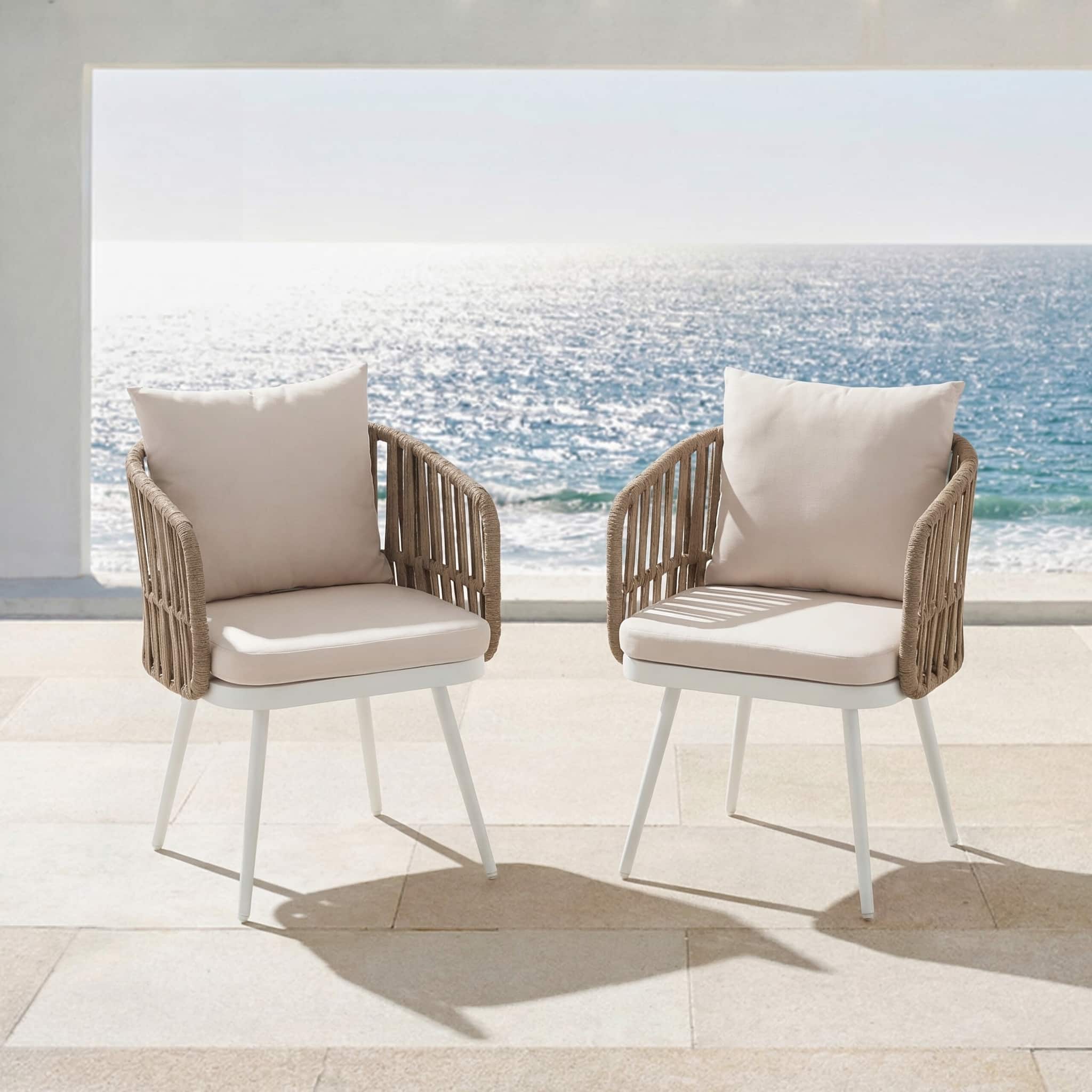 Option 2-Piece Linen-colored Weave