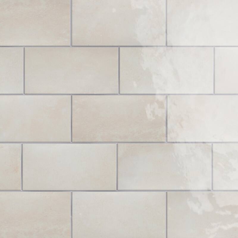 Merola Tile Camden Antique Bianco 4" x 8" Ceramic Wall Tile