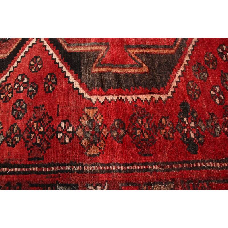 ECARPETGALLERY Hand-knotted Andelz Red Wool Rug - 3'2 x 5'7