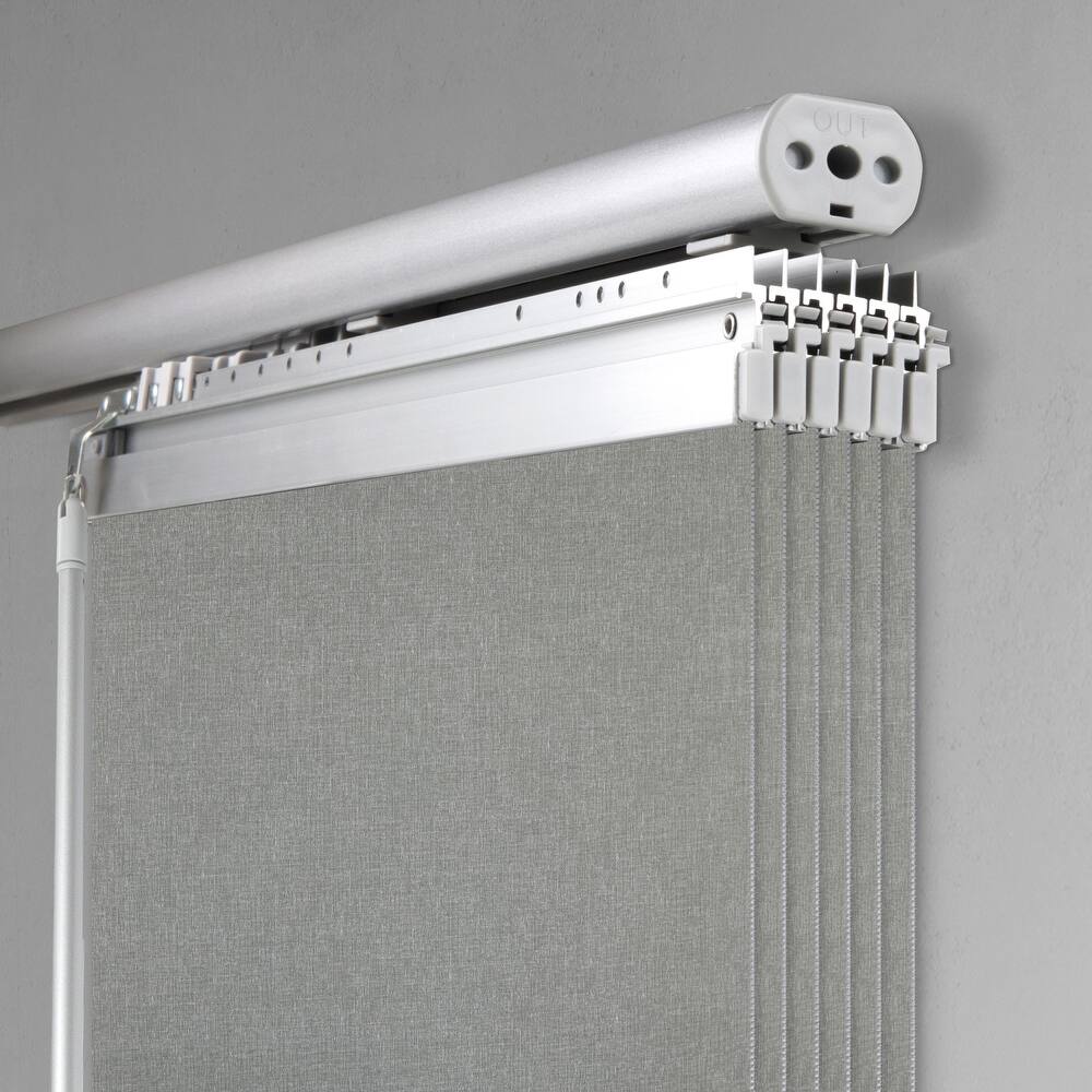 InStyleDesign Lucinda 6-Panel Single Rail Panel Track Extendable 70"-130"W x 94"H, Panel width 23.5" - 130"W x 94"H