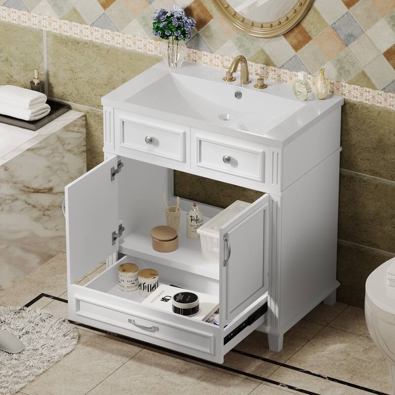 Retro Style Bathroom Vanity