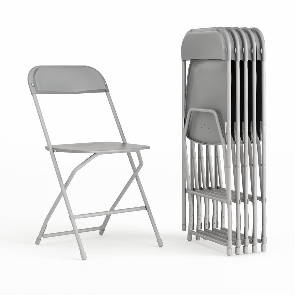 Plastic Folding Chair - 6 Pack 650LB Weight Capacity - Event Chair - 17.5"W x 18"D x 31.5"H