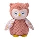 preview thumbnail 1 of 3, Lambs & Ivy Little Garden Textured Floral Plush Owl Stuffed Animal Toy - Twiggy