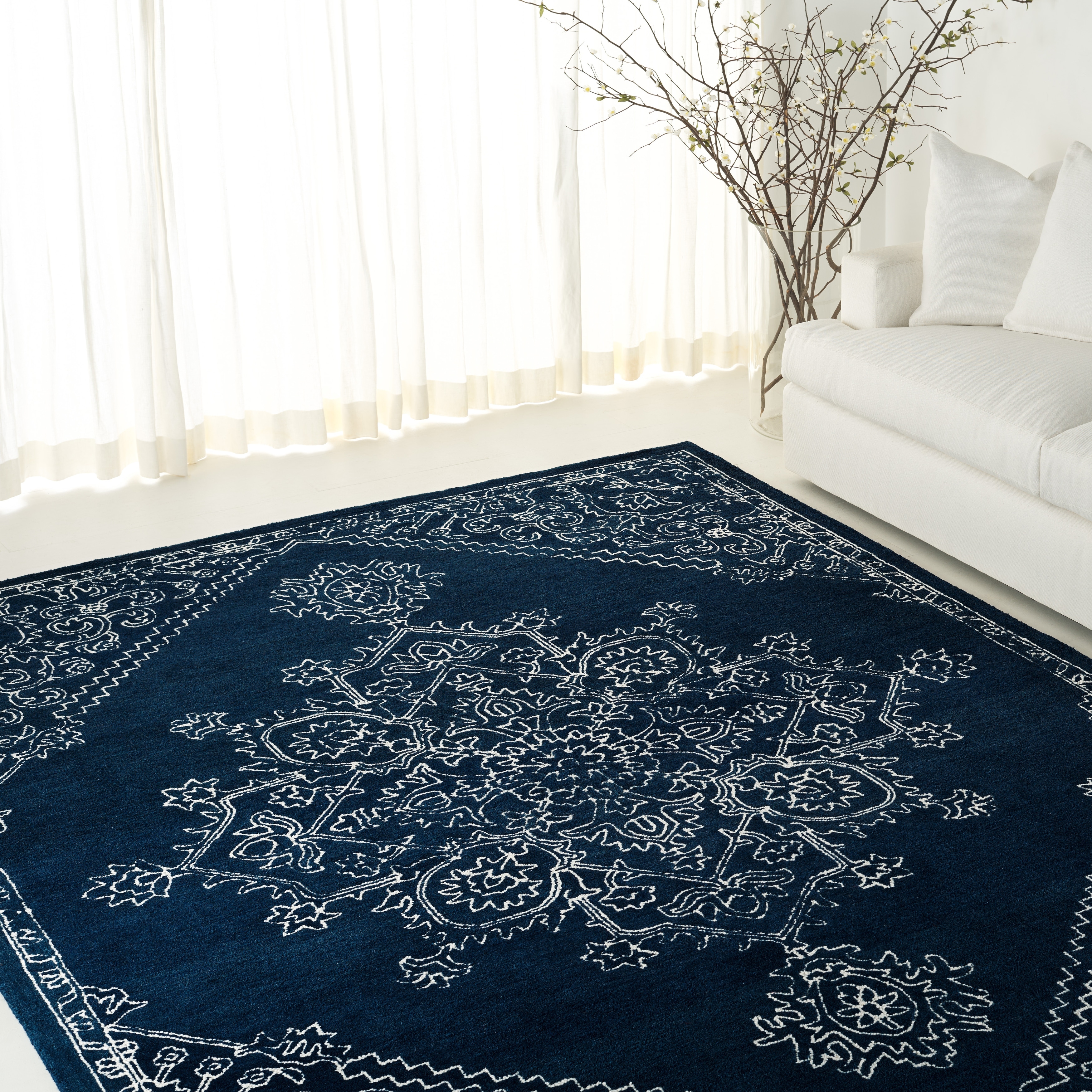 Lauren Ralph Lauren Handmade Gunlaug Oriental Medallion Wool Rug