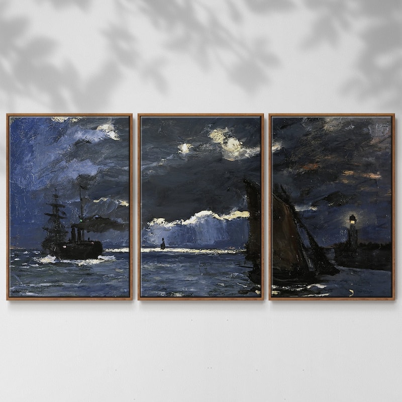 Monet - Multi Piece Framed Canvas
