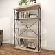 preview thumbnail 42 of 74, Brown Wood 3 Shelves Shelving Unit - 48 x 17 x 34