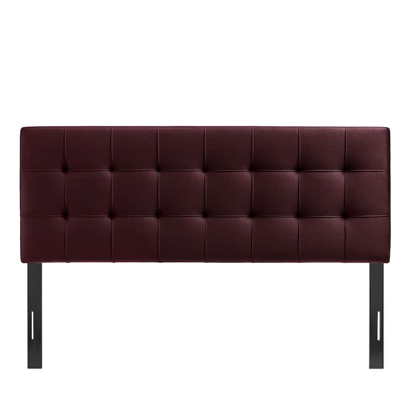 Lily Biscuit Tufted Performance Velvet Headboard