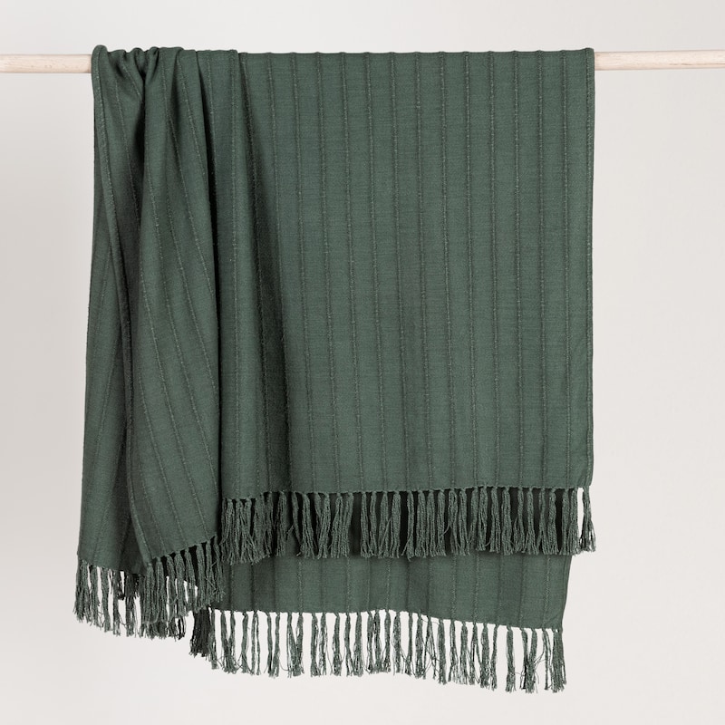 Hendri 50"x70" Throw Blanket, by Kosas Home