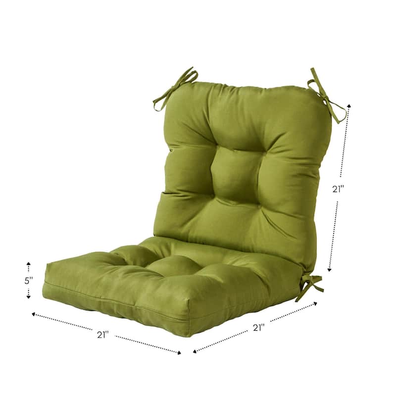 21-inch x 42-inch Outdoor Seat/Back Chair Cushion (Cushion Only)