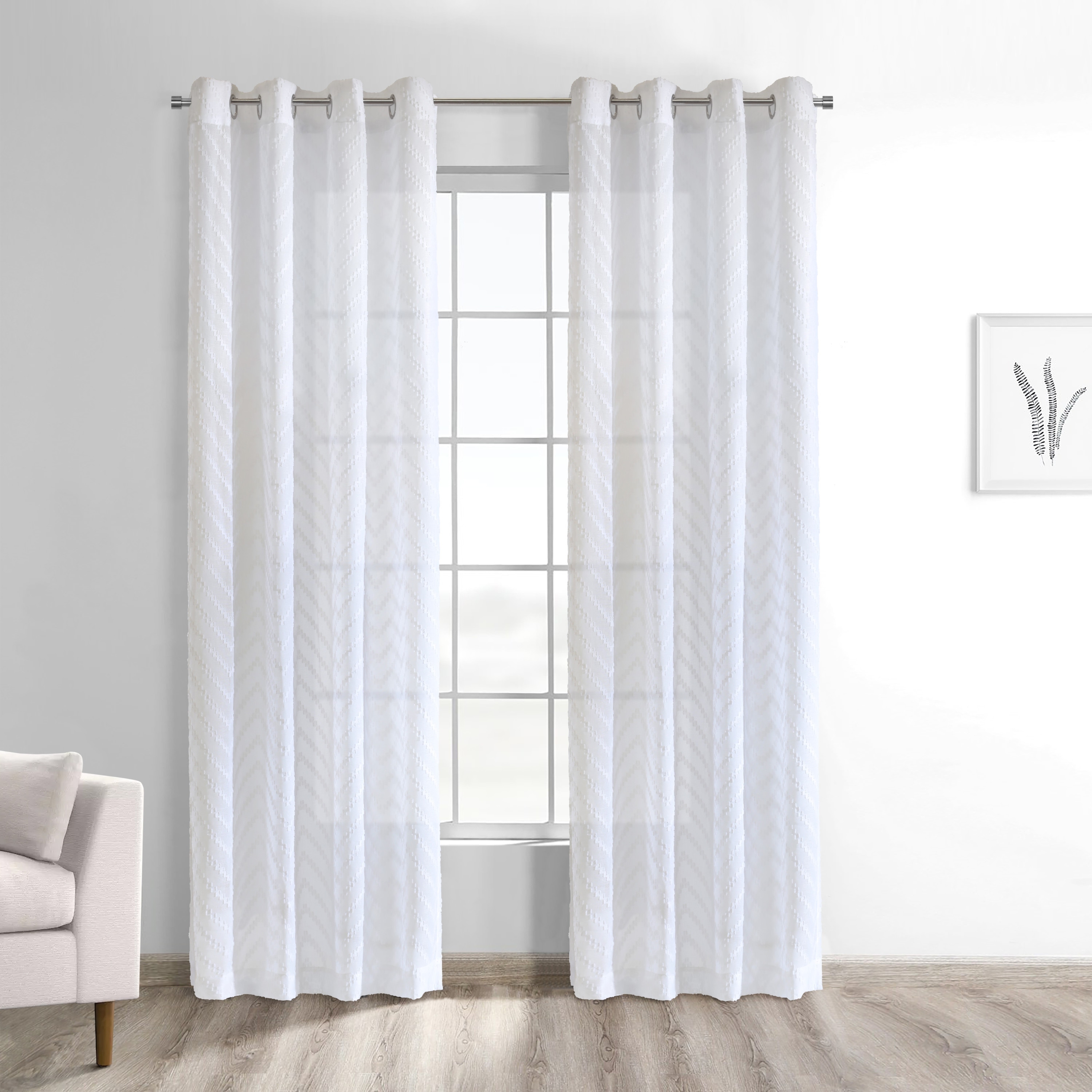 Regina Sheer Grommet Curtain Panel