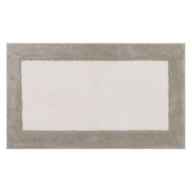 Mohawk Home Counterpoint Machine Washable Bath Mat - 1' 8" x 2' 10" - Flint White Counterpoint