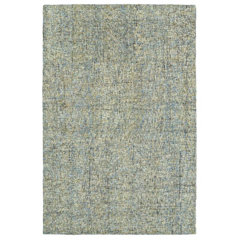Addison Eastman Variegated Solid Wool Area Rug - 3'6"X5'6" - Sky Blue - Rectangle