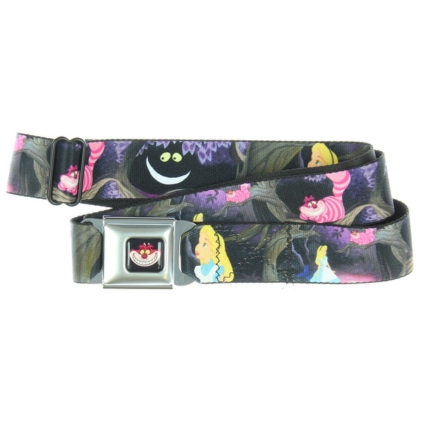 Disney Alice in Wonderland Cheshire Cat Seatbelt Belt-Holds Pants Up