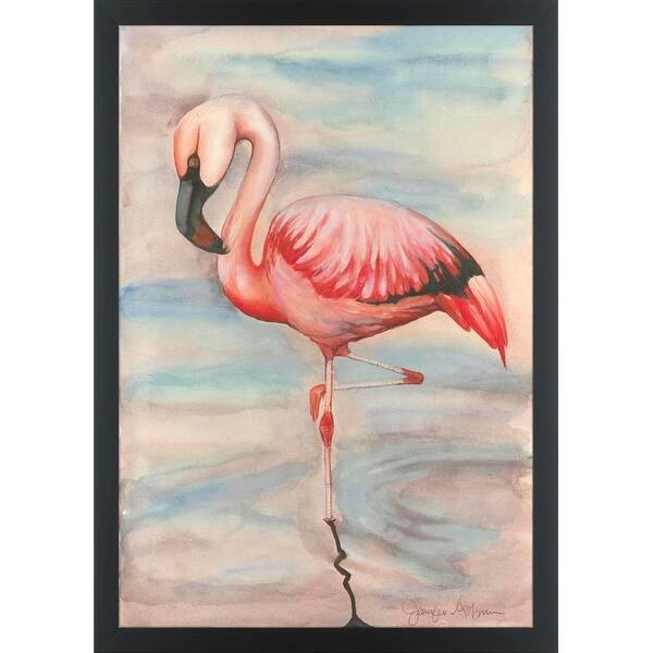 Shop Easy Art Prints Jennifer Goldberger S Pink Flamingo Ii