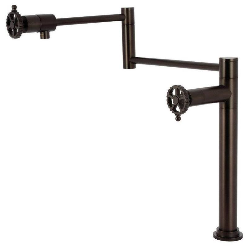 Kingston Brass KS470.CG Fuller 3 GPM Single Hole Pot Filler