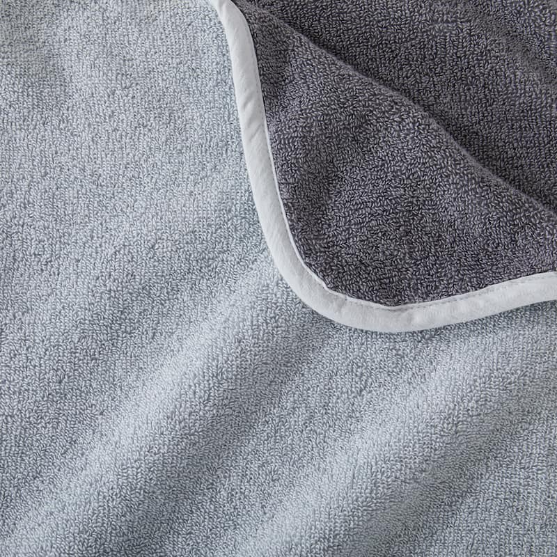 Luxurious Cotton Two-Toned Reversible Towel Set