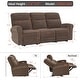 preview thumbnail 42 of 118, MCombo 64.6" Wall Hugger Power Loveseat Fabric Recliner Sofa with USB Ports