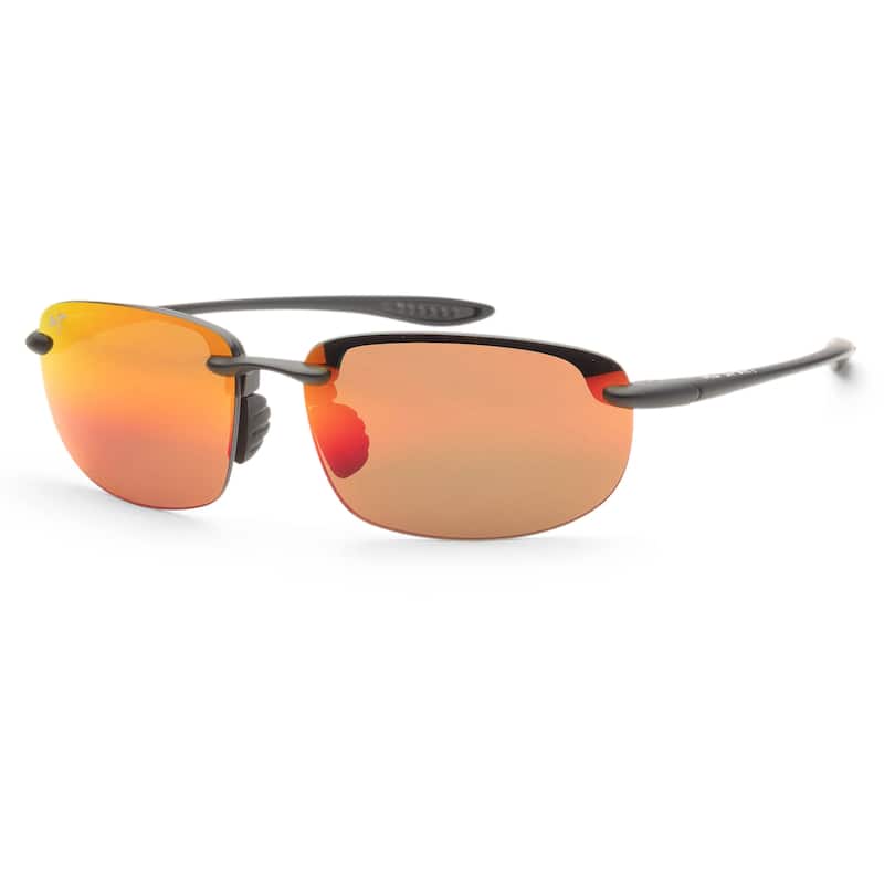 Maui Jim Men's Hookipa 64 mm Black Sunglasses MJ0407SA-002
