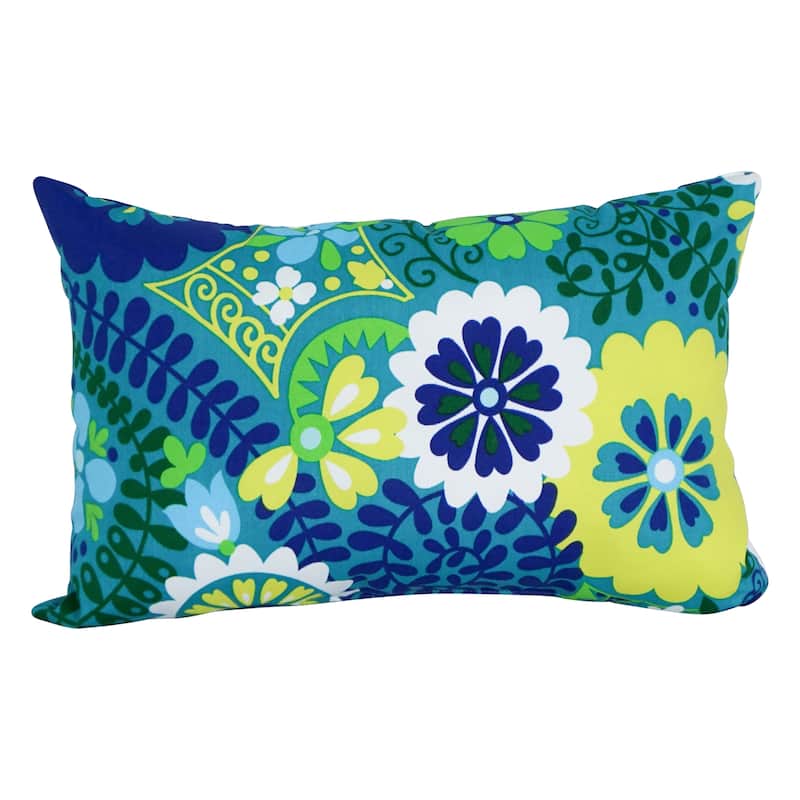19-inch by 11-inch Outdoor Throw Pillows (Set of 2, Multiple Patterns) - 19 x 11