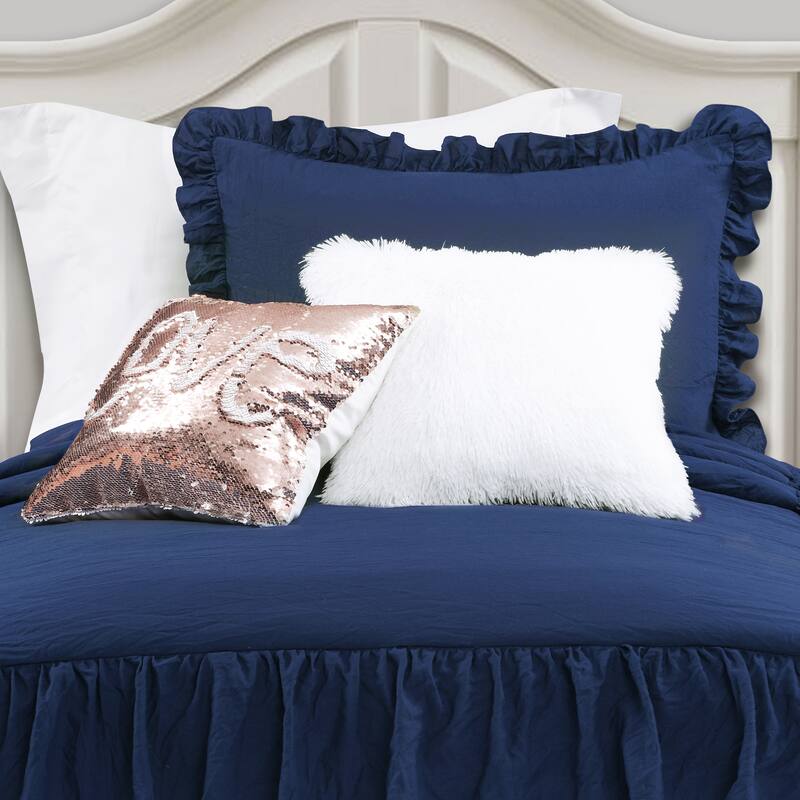 The Gray Barn Molly Mae Ruffle Skirt Bedspread Set