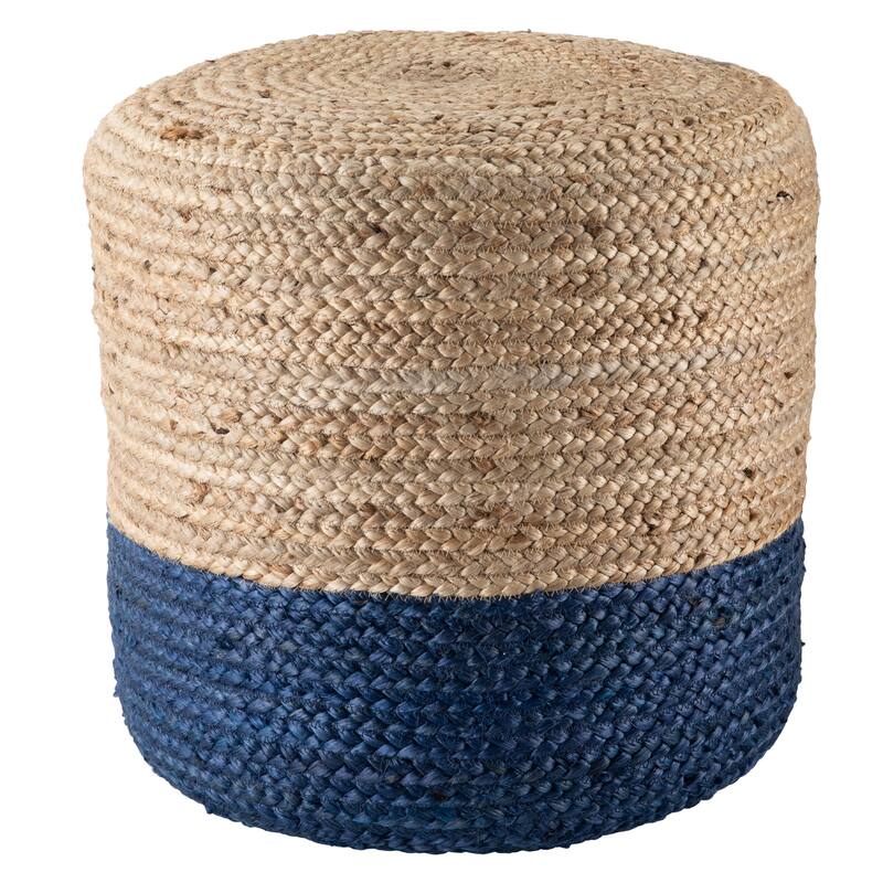 Oliana Cylinder Jute Pouf