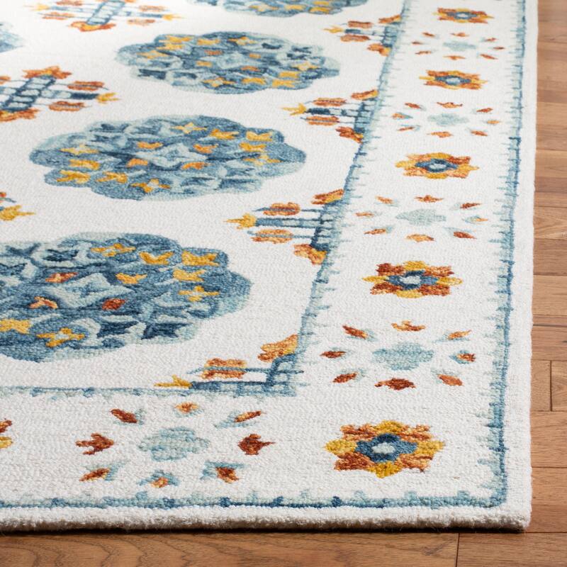 SAFAVIEH Handmade Blossom Elze & Contemporary Floral & Botanical
