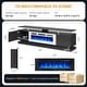 preview thumbnail 97 of 97, 70"/80" Modern Fireplace TV Stand with 36" Electric Fireplace